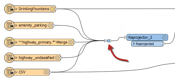 An example of using a junction to improve workspace layout
